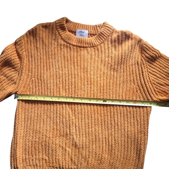 Aritzia Wilfred Essential Sweater,soft Chenille knit,Marigold - Picture 5 of 12